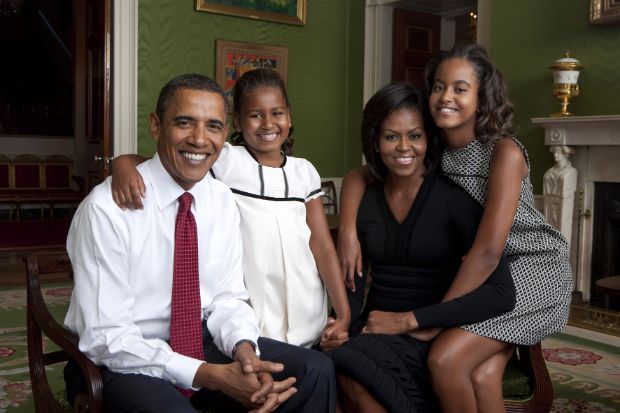 president barack obama family annie leibovitz fotografia