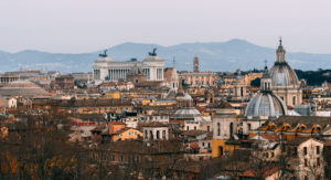 Roma desde el Castel Sant´Angelo