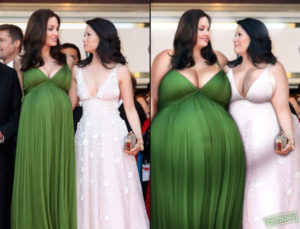 Angelina Jolie y Lucy Liu David Lopera y sus celebridades con sobrepeso