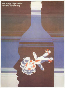 posters-sovieticos-anti-alcohol-nocivo-para-la-salud-la familia-y-la-descendencia