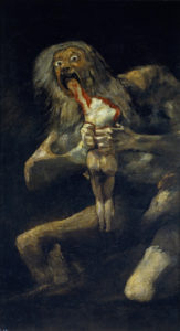 Saturno devorando a un hijo-Francisco-de-Goya