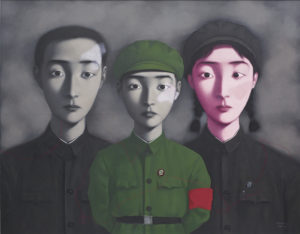 Zhang Xiaogang Bloodline, Big Family no. 3-10 de los artistas contemporáneos chinos más sobresalientes