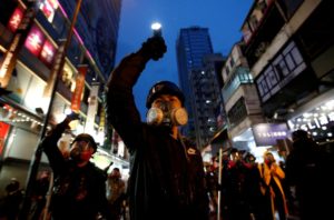 Fotografía_Hong_Kong_protestas_grupo_manifestantes