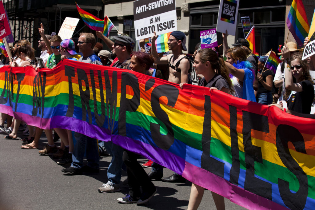 Trump LGBTQ Pride Parade