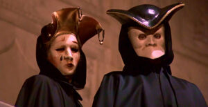 Eyes wide shut - 1999 Kucrick, Kidman y Cruise - Pareja de máscaras II