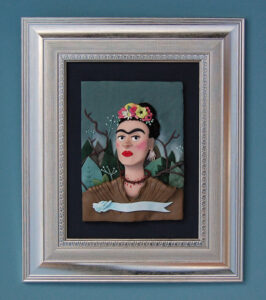 Frida-Kahlo-Self-Portrait-by-Clay-Disarray