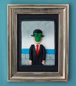 The-Son-of-Man-by-Clay-Disarray-rene-magritte