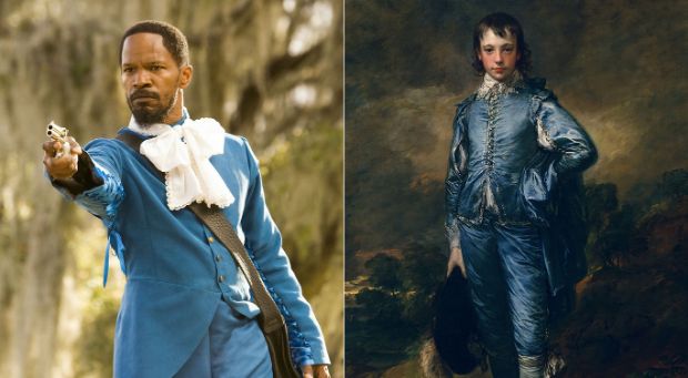 The Blue Boy de Thomas Gainsborough en Django Unchained de Quentin Tarantino