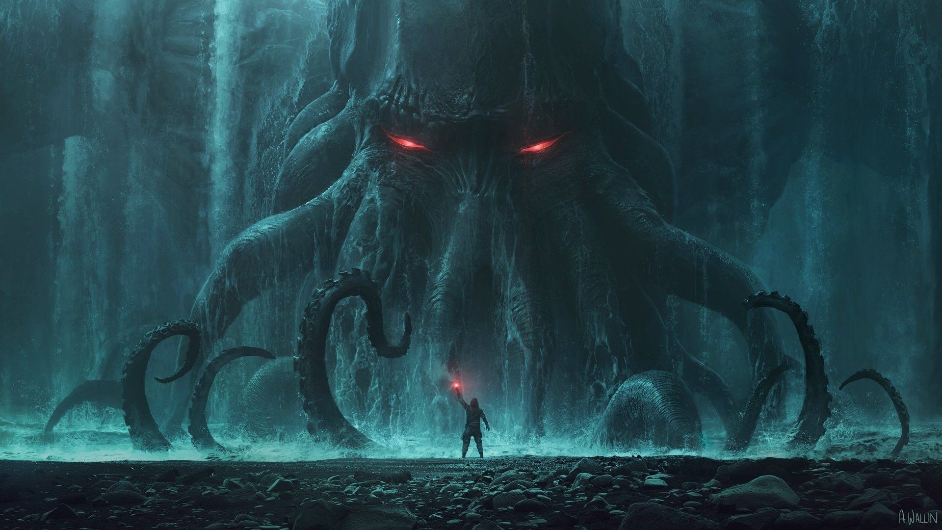 Cthulhu y la oscuridad que lo sigue, Recordando a las creaturas de H.P Lovecraft